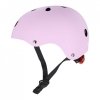 Kask rowerowy dla dziecka dziecięcy regulowany LED M 55-58cm fioletowy